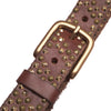 DEPECHE Studded jeans belt Belts 015 Brown