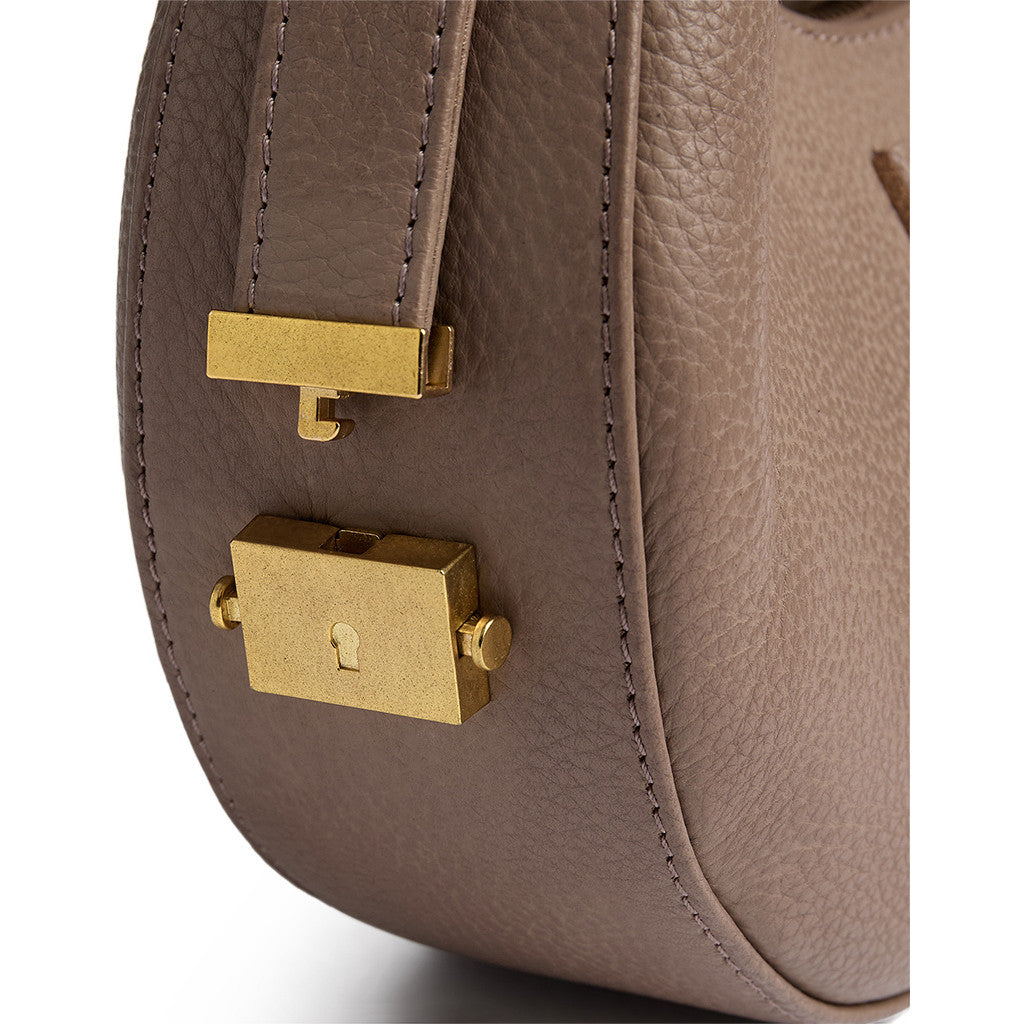 DEPECHE Stylish handbag Cross over 224 Taupe