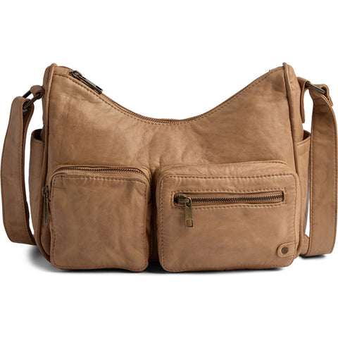DEPECHE Stylish shoulderbag in soft leather quality Shoulderbag / Handbag 156 Camel