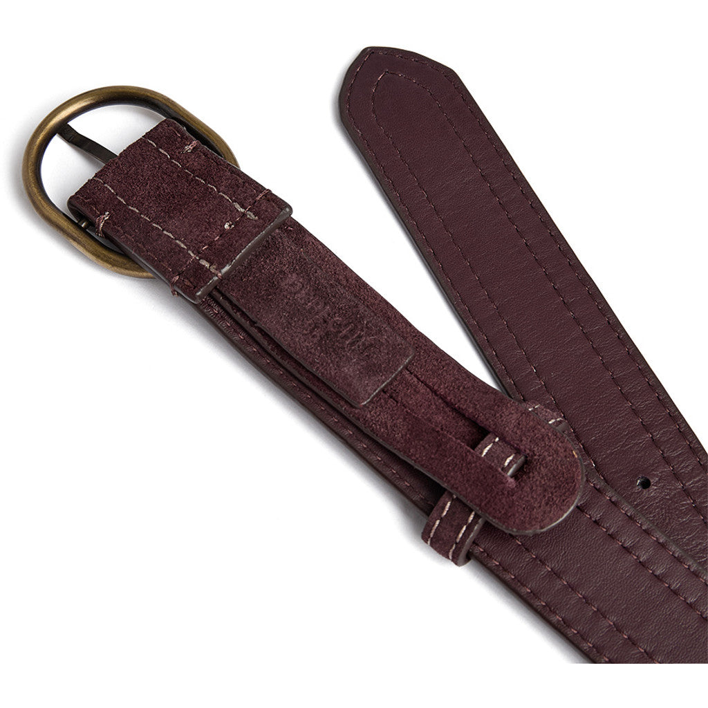 DEPECHE Suede belt Belt 321 Plum