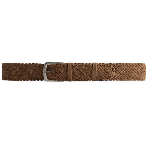 DEPECHE Suede belt Belts 007 Mud