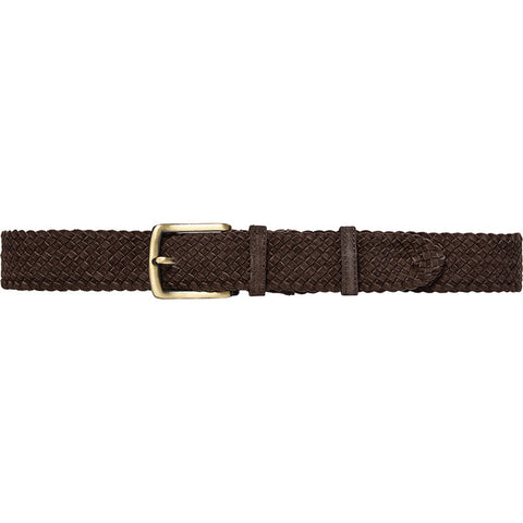 DEPECHE Suede belt Belts 008 Chocolate