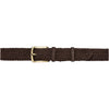 DEPECHE Suede belt Belts 008 Chocolate