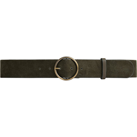 DEPECHE Suede belt Belts 049 Army Green