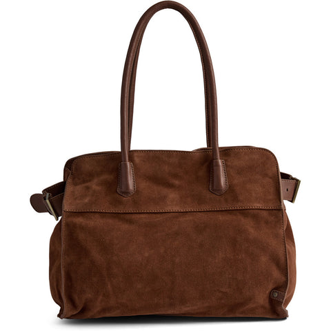 DEPECHE Suede shopper Shopper 014 Cognac
