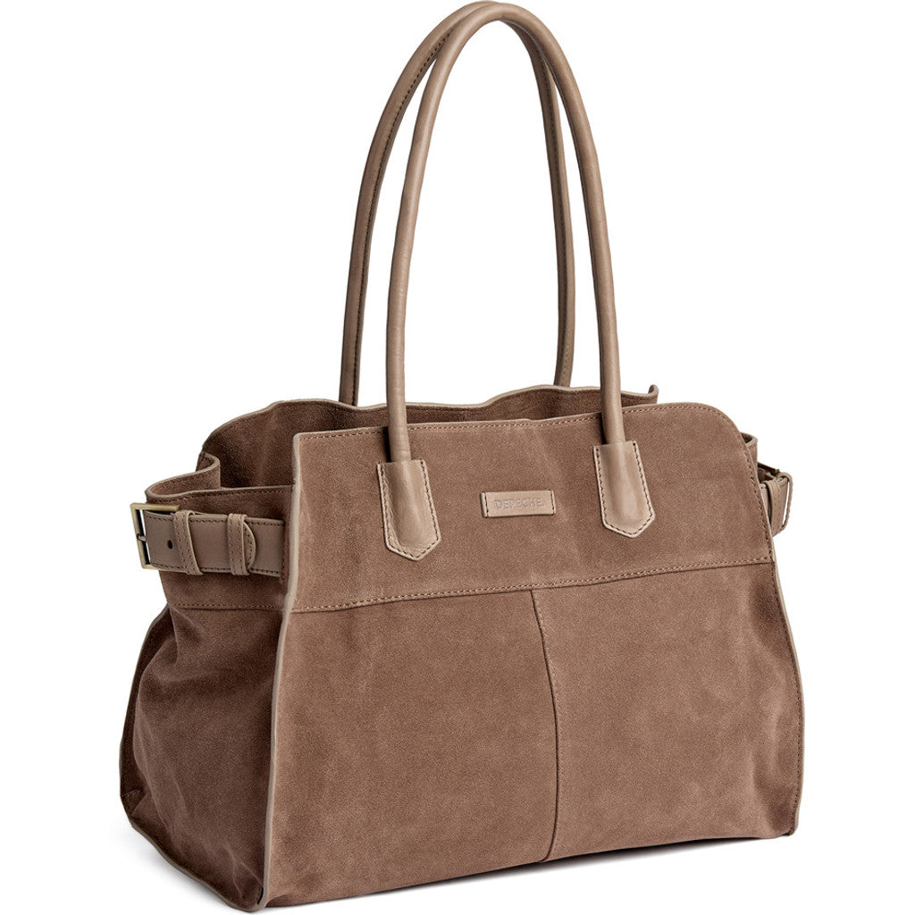 DEPECHE Suede shopper Shopper 224 Taupe