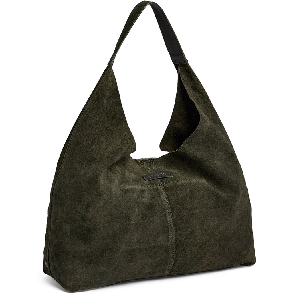 DEPECHE Suede shopper Shoulderbag / Handbag 049 Army Green