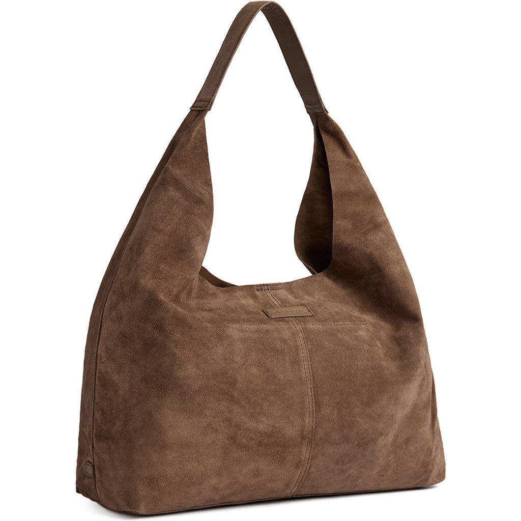 DEPECHE Suede shopper Shoulderbag / Handbag 342 Dark Mud