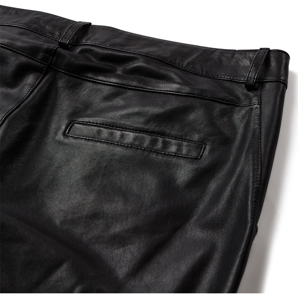 Depeche leather wear Talli MW Straight Leg Full Length Pant Pants 099 Black