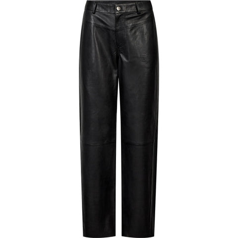 Depeche leather wear Talli MW Straight Leg Full Length Pant Pants 099 Black