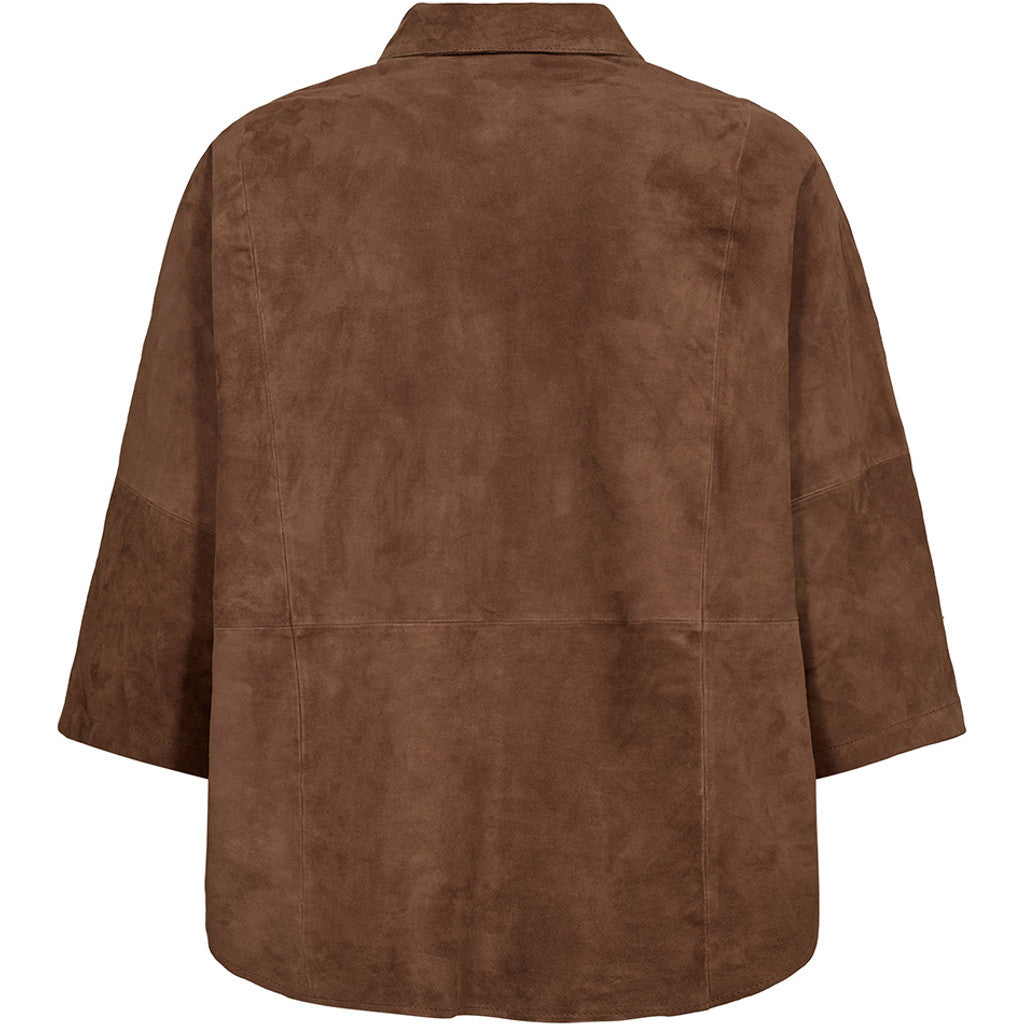 Depeche leather wear Tenna suede shirt Shirt 311 Wood