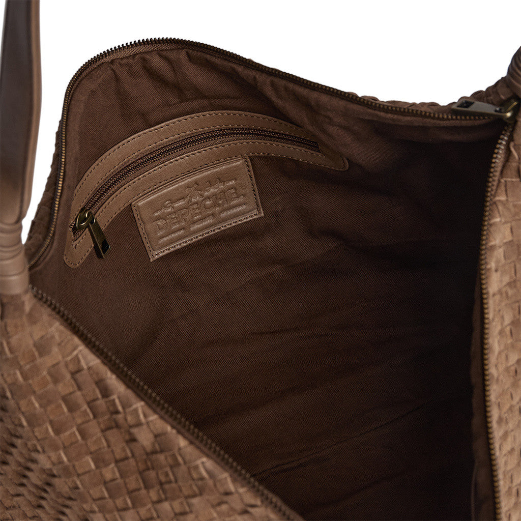 DEPECHE The Berlin shoulderbag Shoulderbag / Handbag 007 Mud