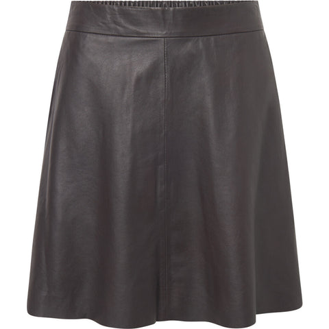 Timeless Dacy leather skirt / 51150 - Black (Nero)