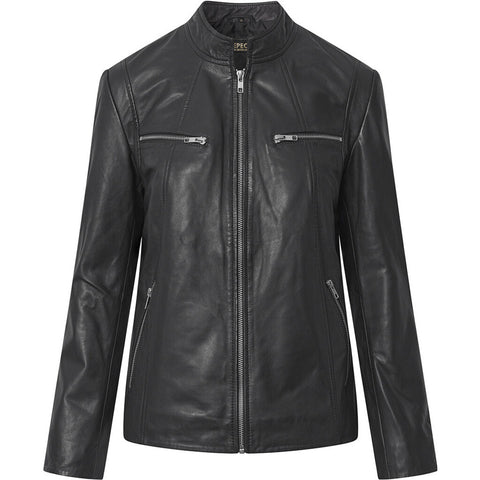 Manna leather jacket / 51072 - Black (Nero)