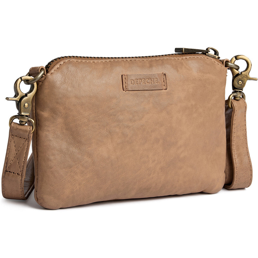 DEPECHE Timeless crossover/clutch Cross over 156 Camel