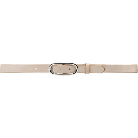 DEPECHE Timeless narrow belt in delicious leather quality Belts 011 Sand