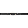 DEPECHE Timeless narrow belt in delicious leather quality Belt 099 Black