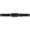 DEPECHE Timeless narrow belt in delicious leather quality Belts 101  Dark blue