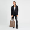 DEPECHE Timeless shopper Shopper 250 Dark Taupe