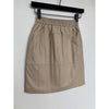 Depeche leather wear Trendy Maria leather skirt Skirts 202 Vanilla
