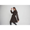 Depeche leather wear Trendy Naia trenchcoat in soft leather Jackets 008 Chocolate