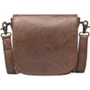 DEPECHE Trendy and timeless crossover bag Cross over 173 Chestnut