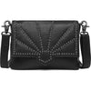 DEPECHE Trendy crossover Small bag / Clutch 227 Black / Gun Metal