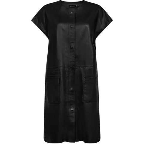 Depeche leather wear TriaDEP Vest Vest 099 Black (Nero)