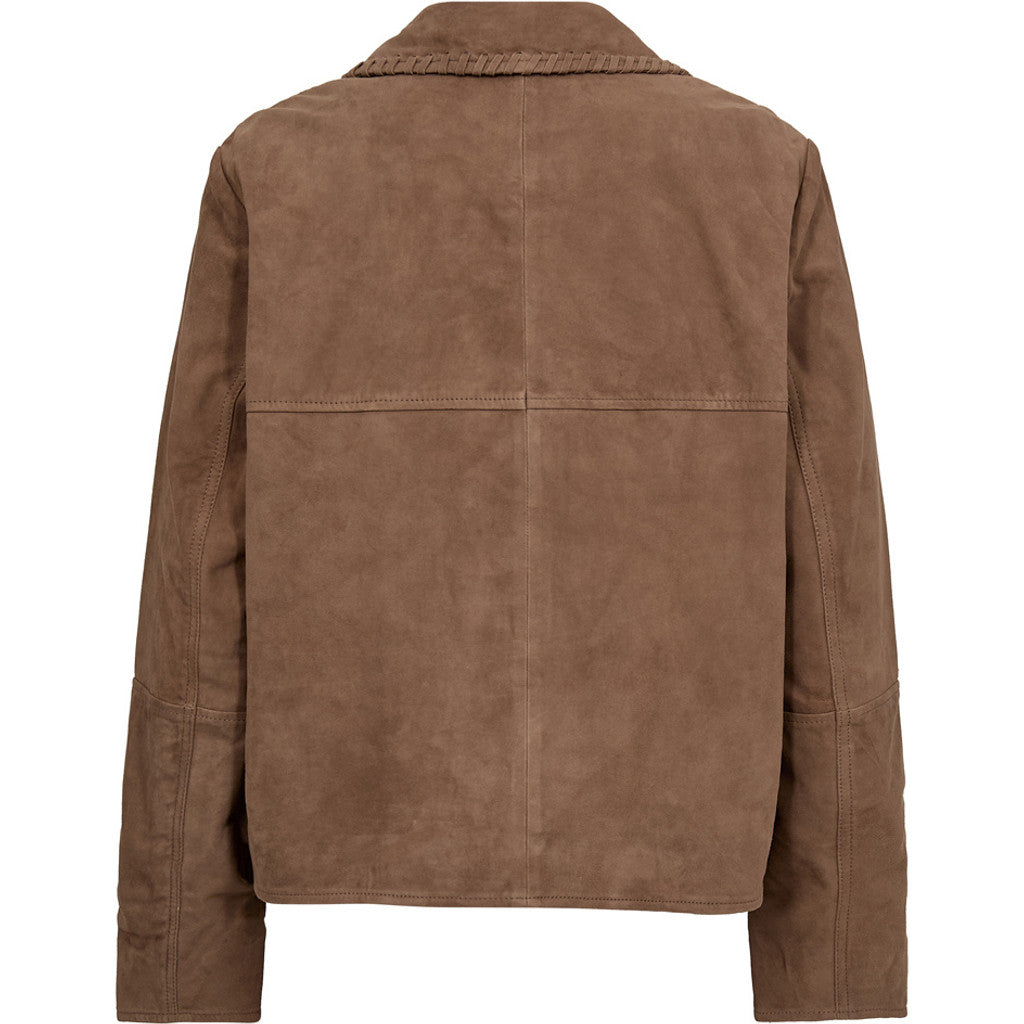 Depeche leather wear Vendy suede jacket Jackets 322 Toffee