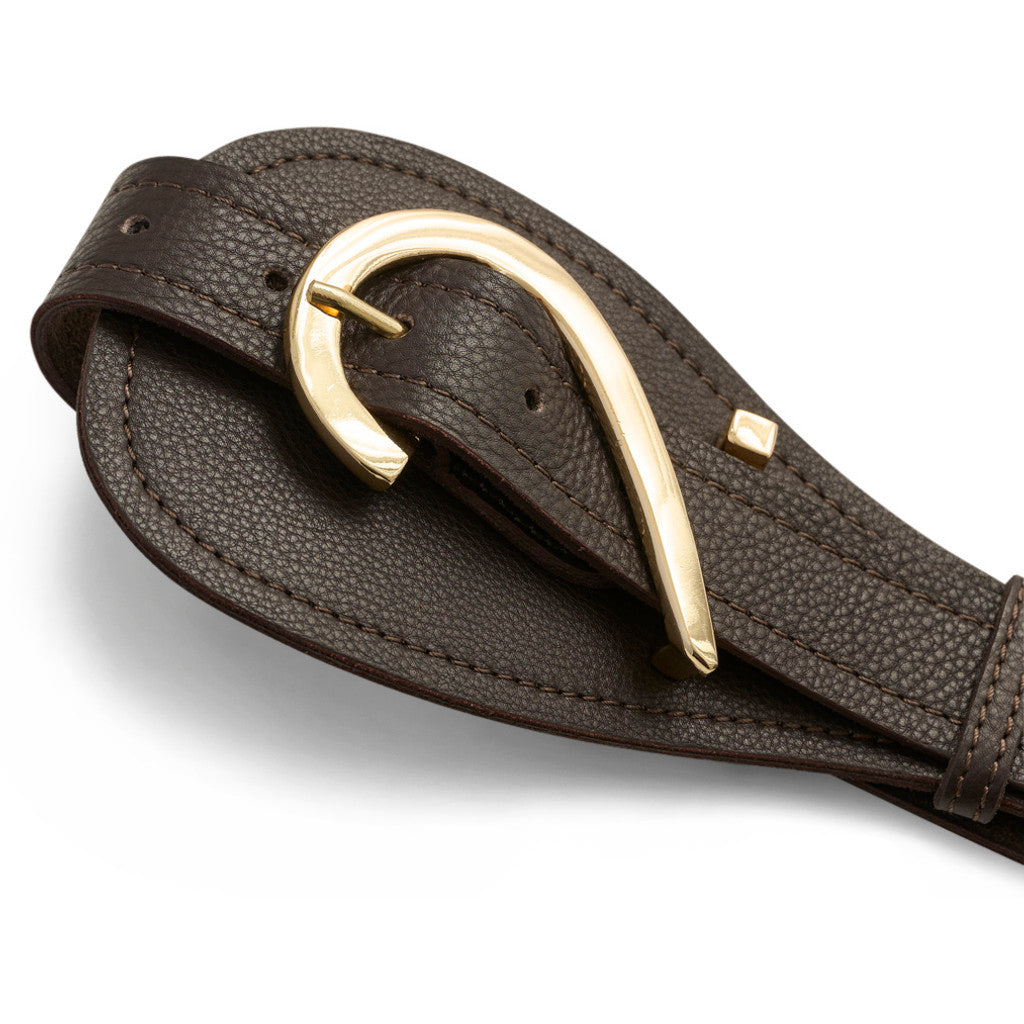 DEPECHE Waist Belt Belt 033 Mocca