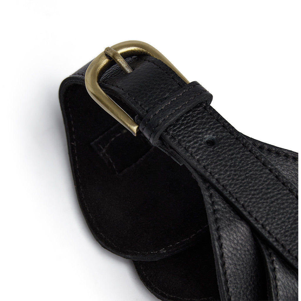 DEPECHE Waist belt Belt 154 Black/Brass