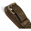 DEPECHE Waist narrow belt in soft leather quality Belt 049 Army Green