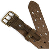 DEPECHE Waist narrow belt in soft leather quality Belt 049 Army Green