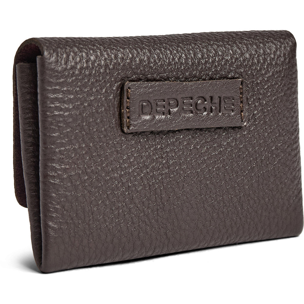 DEPECHE Wallet/credit card holder in soft leather Purse / Credit card holder 033 Mocca