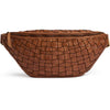 DEPECHE Warsaw handwoven leather bumbag Bumbag 005 Vintage cognac