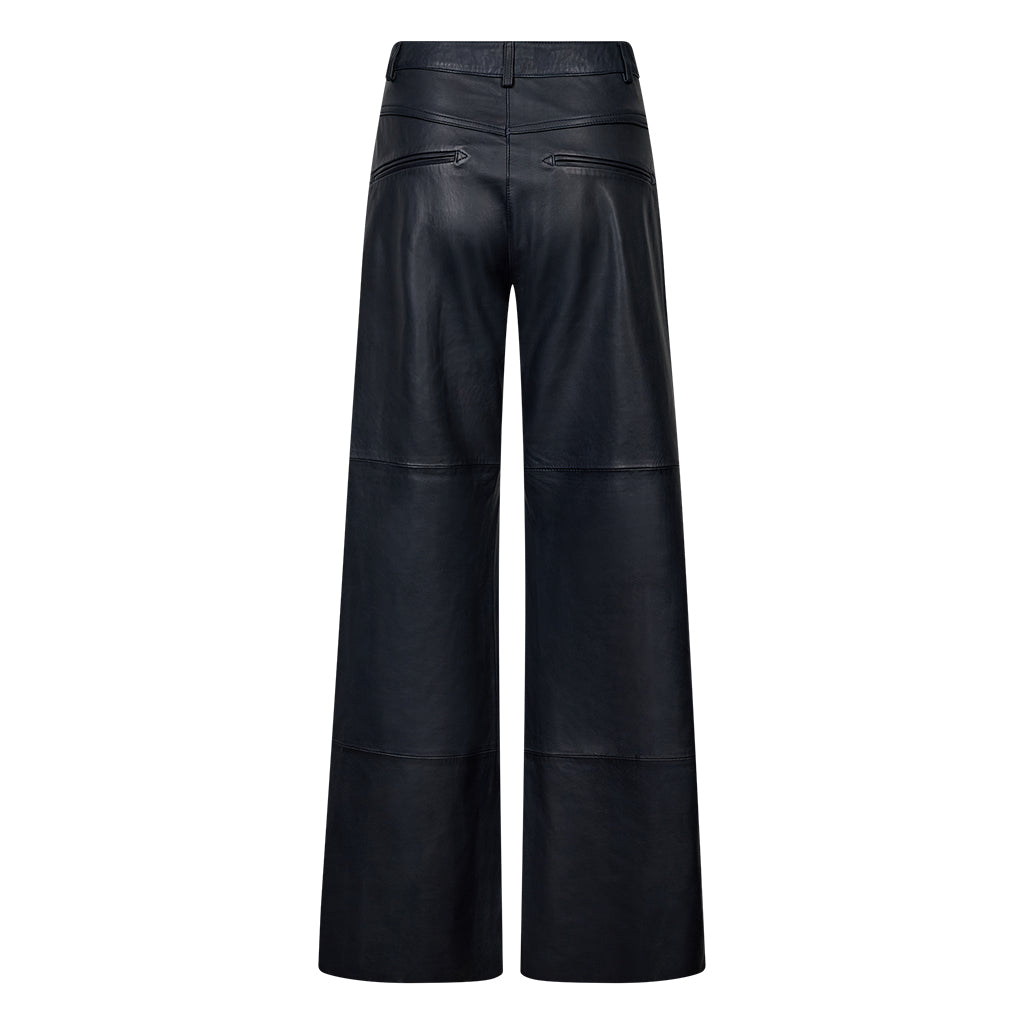 Depeche leather wear Zeli bootcut leather pants Pants 031 Ocean