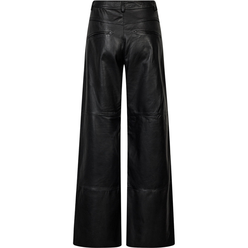 Depeche leather wear Zeli bootcut leather pants Pants 099 Black