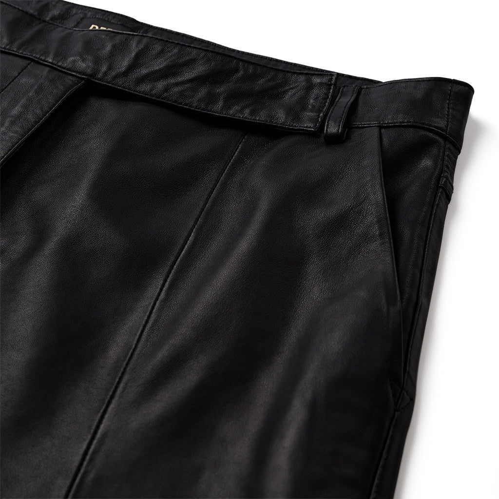 Depeche leather wear Zeli bootcut leather pants Pants 099 Black