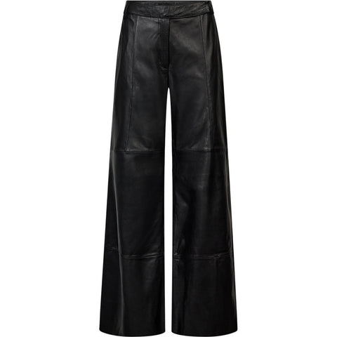 Depeche leather wear Zeli bootcut leather pants Pants 099 Black