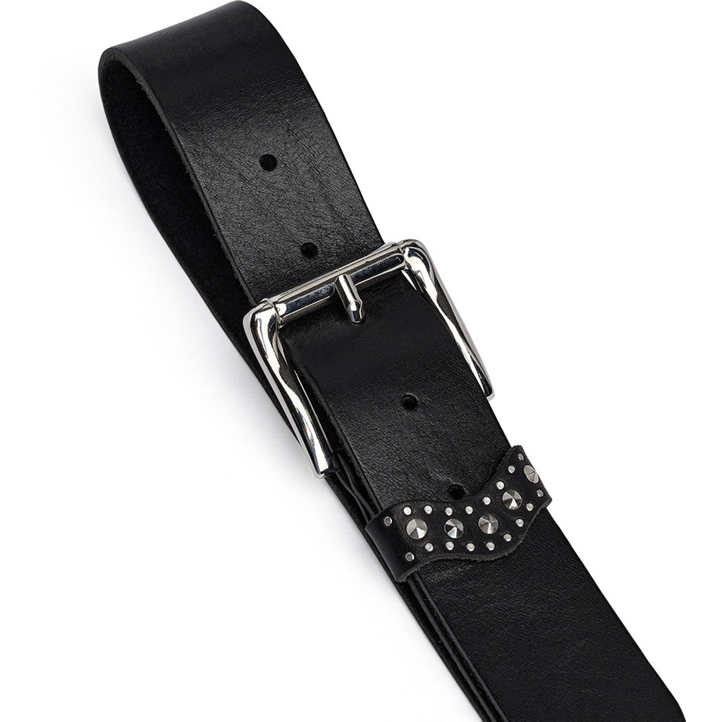 DEPECHE beautiful belt Belts 300 Black/Amr silver