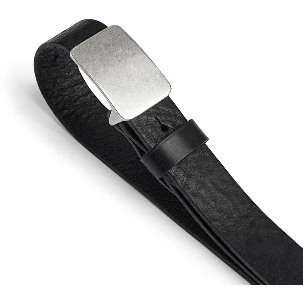 DEPECHE timeless belt Belts 300 Black/Amr silver