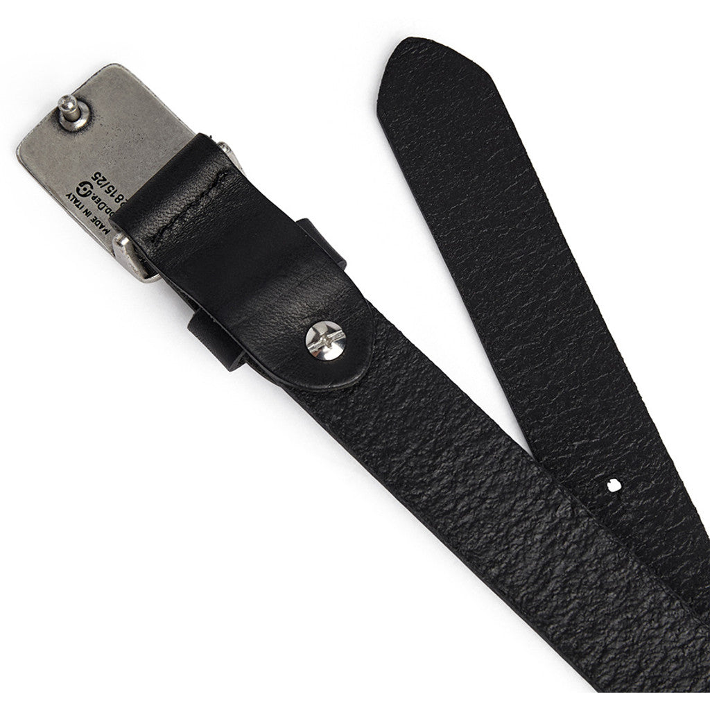 DEPECHE timeless belt Belts 300 Black/Amr silver