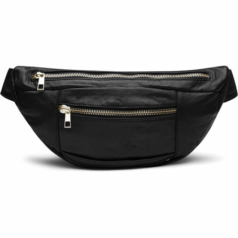 DEPECHE Oversize leather bumbag in high and soft quality Bumbag 097 Gold