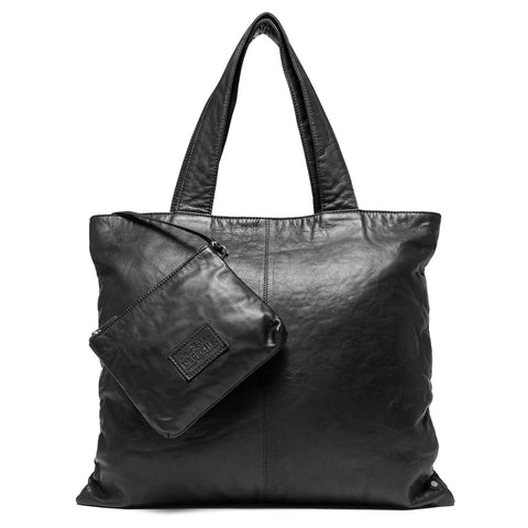 DEPECHE Oversize shopper bag in vintage look Shopper 099 Black (Nero)